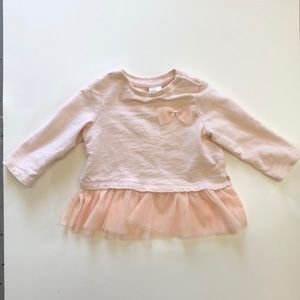 Toddler girls bow top size 4-6 months